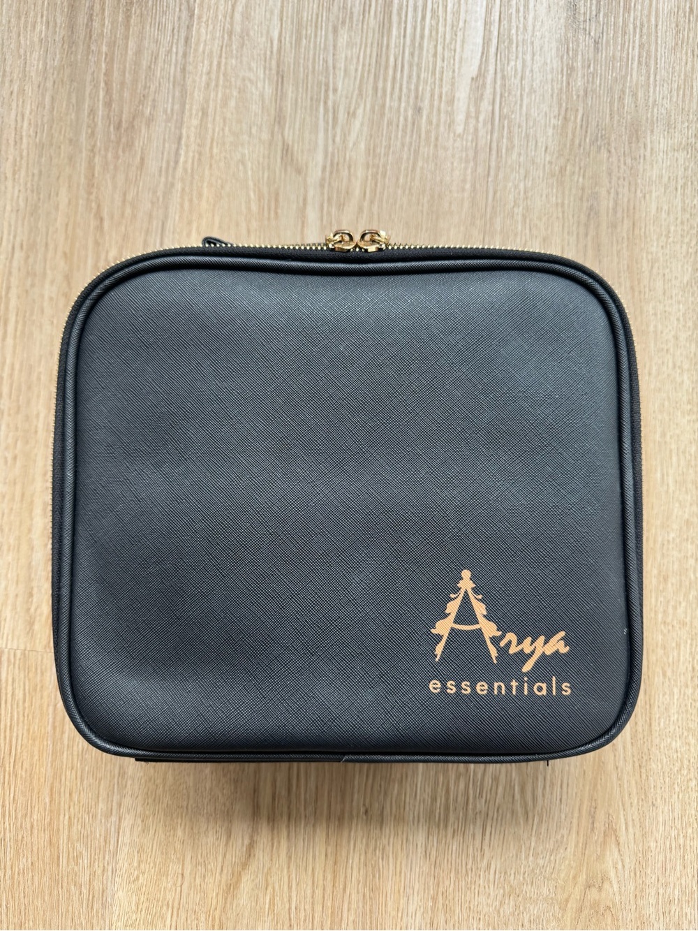 Essentials Black Cosmetic Travel Pouch